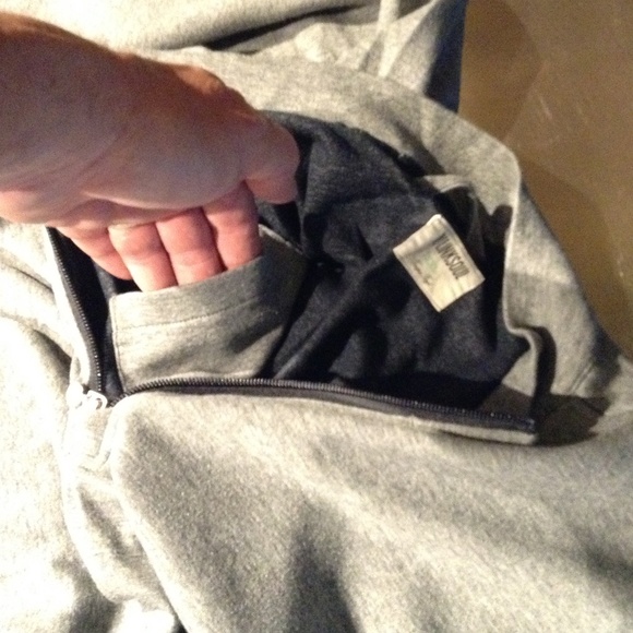 Linksoul Men's 2XL Quarter Zip Pullover Gray Cotton Blend EUC - Picture 6 of 7